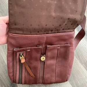Fossil LEATHER crossbody bag